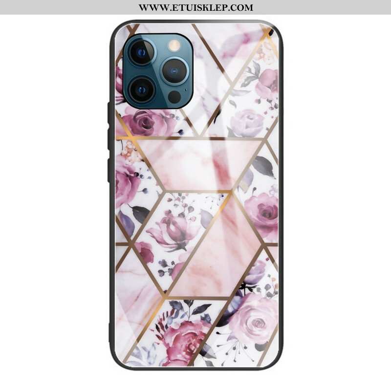 Etui do iPhone 13 Pro Max Geometria Marmurowe Szkło Hartowane